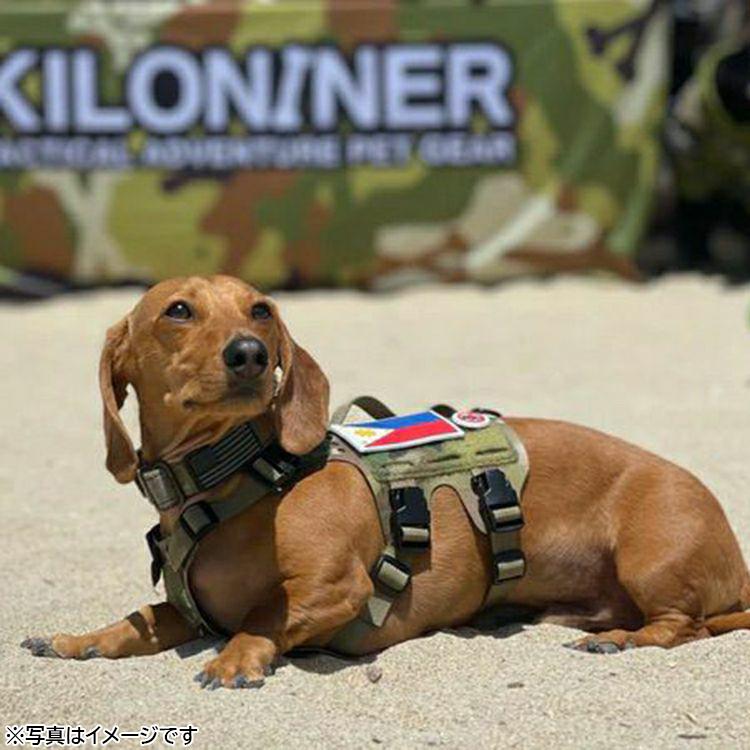 キロナイナー　ハーネス　胴輪 KILONINER キロナイナー M5ライトハーネス XXXS Coyote 胴輪 ワッペン