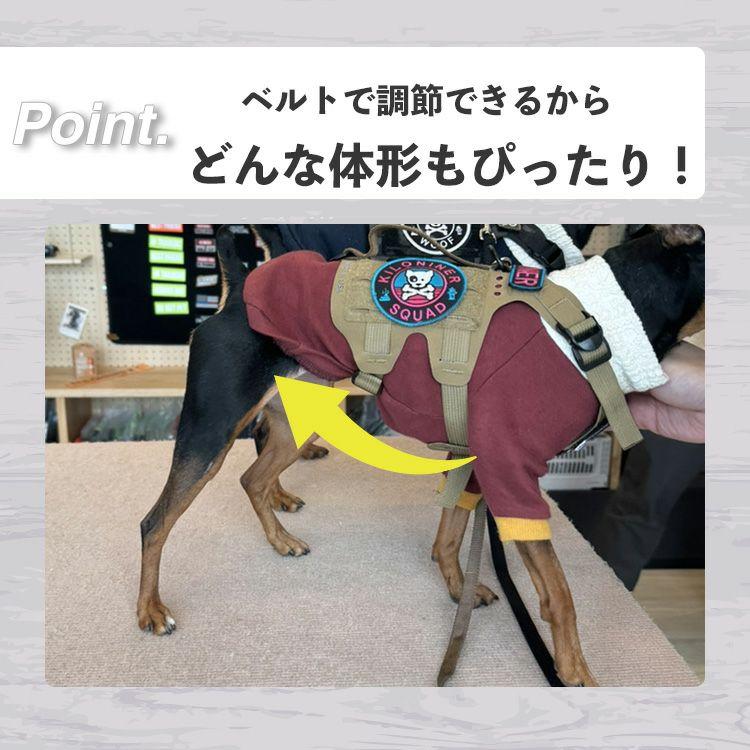 KILONINER キロナイナー M5ライトハーネス XXXS Coyote 胴輪 ワッペン