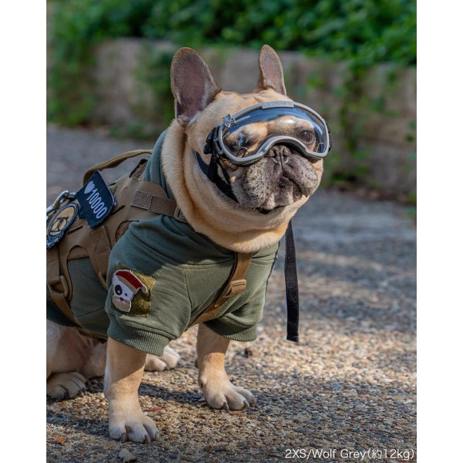 キロナイナー ショートノーズゴーグル 短頭犬種用 XXXS ブラック 日本