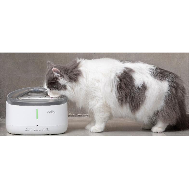 【クーポン】 ネロ nello コードレス給水器 犬 猫 自動給水器 給水器 水飲み器 水分補給 浄水 自動 充電式 【H2055351589】(10890円)