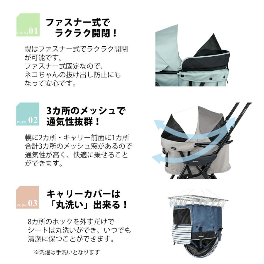 compet コムペット ペットカートミリミリライト アルファ 小型犬 猫