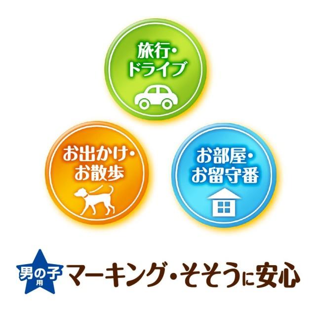 マナーウェア 男の子用 青チェック 紺チェック S 20枚入×12個セット マナーパンツ おむつ マーキング防止_5