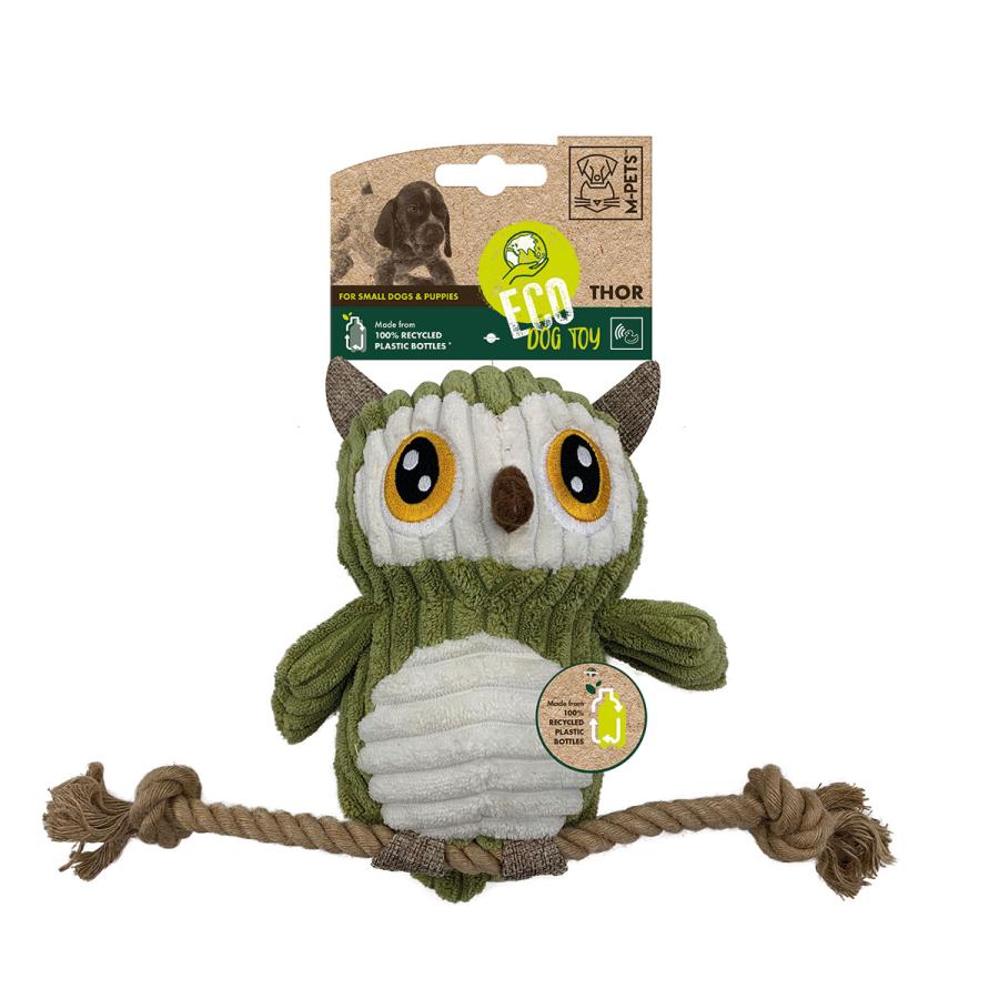 M-PETS エムペッツ ECOドッグトイ フクロウのソー | 