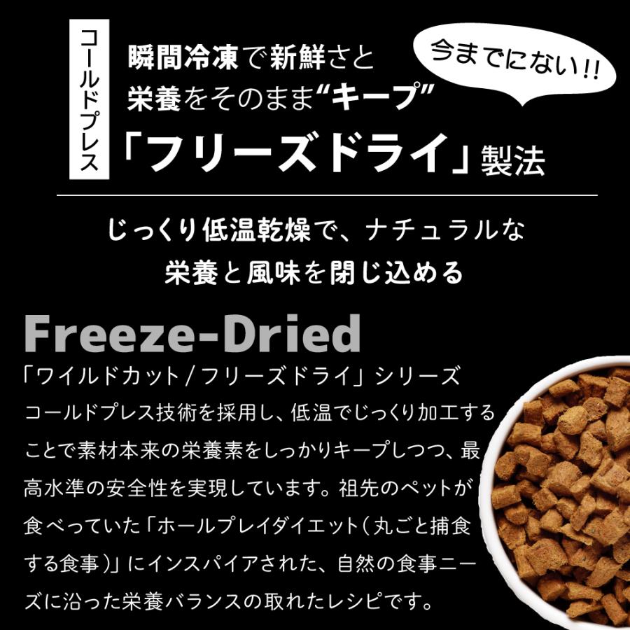 ニュートライプ キャットフード ワイルドカット フリーズドライ フィッシュ＆ラムwithグリーントライプ 15g |  | 02