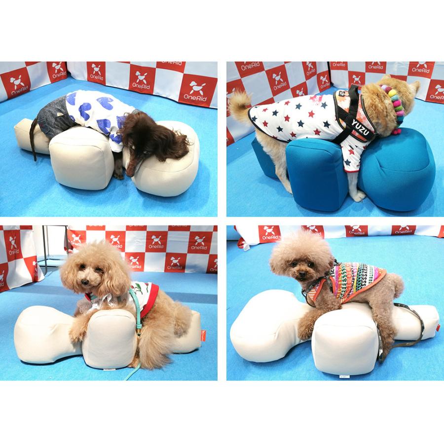 OneAid リラクッション ペット M ブルー 犬用 介護 介護用品 ベッド 姿勢安定中型犬用｜koji｜08