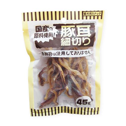 オーシーファーム 犬用おやつ 豚耳細切り 45g 犬 おやつ スナック ジャーキー 国産 無添加 | オーシーファーム