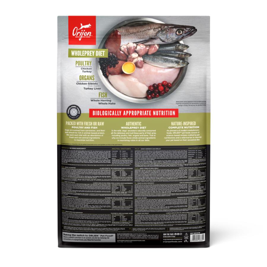 ORIJEN（オリジン） ドッグフード シニア 全犬種 シニア犬用 穀物不