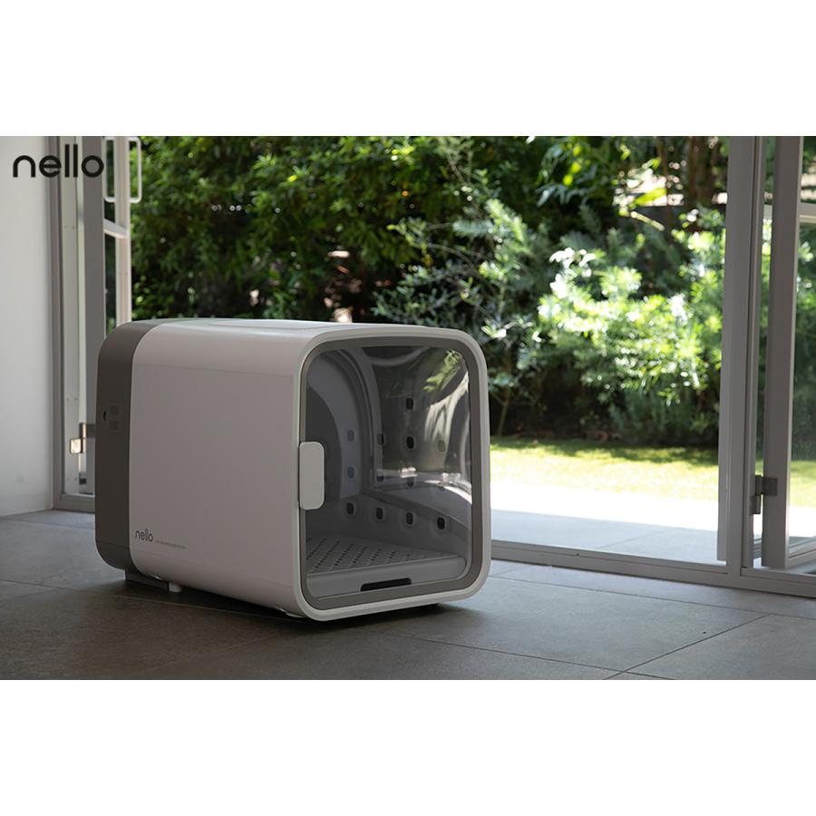 【早い者勝ち】 ネロ nello ペットドライルーム 5年物損付延長保証付き グレー 犬 猫 ドライヤー エアシャワー 【MYK1460757779】(51958円)