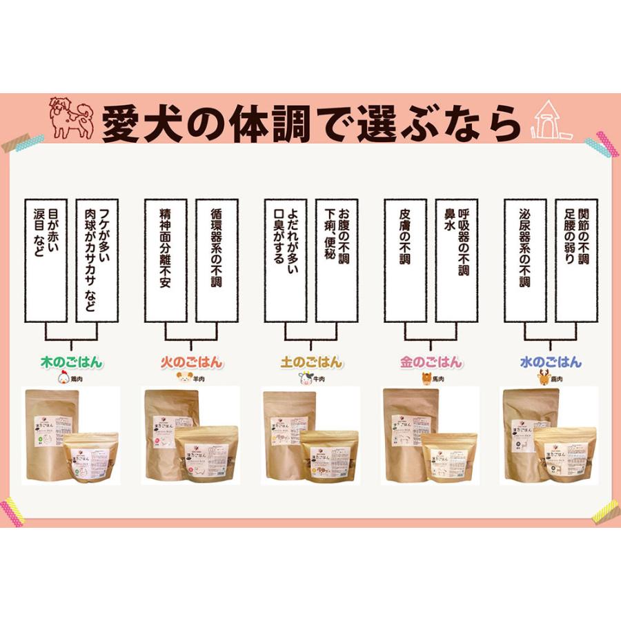 漢方ごはん改めげんかつごはん ドライタイプ 水（鹿肉ベース） 200g ドッグフード ドライフード 無添加 |  | 04