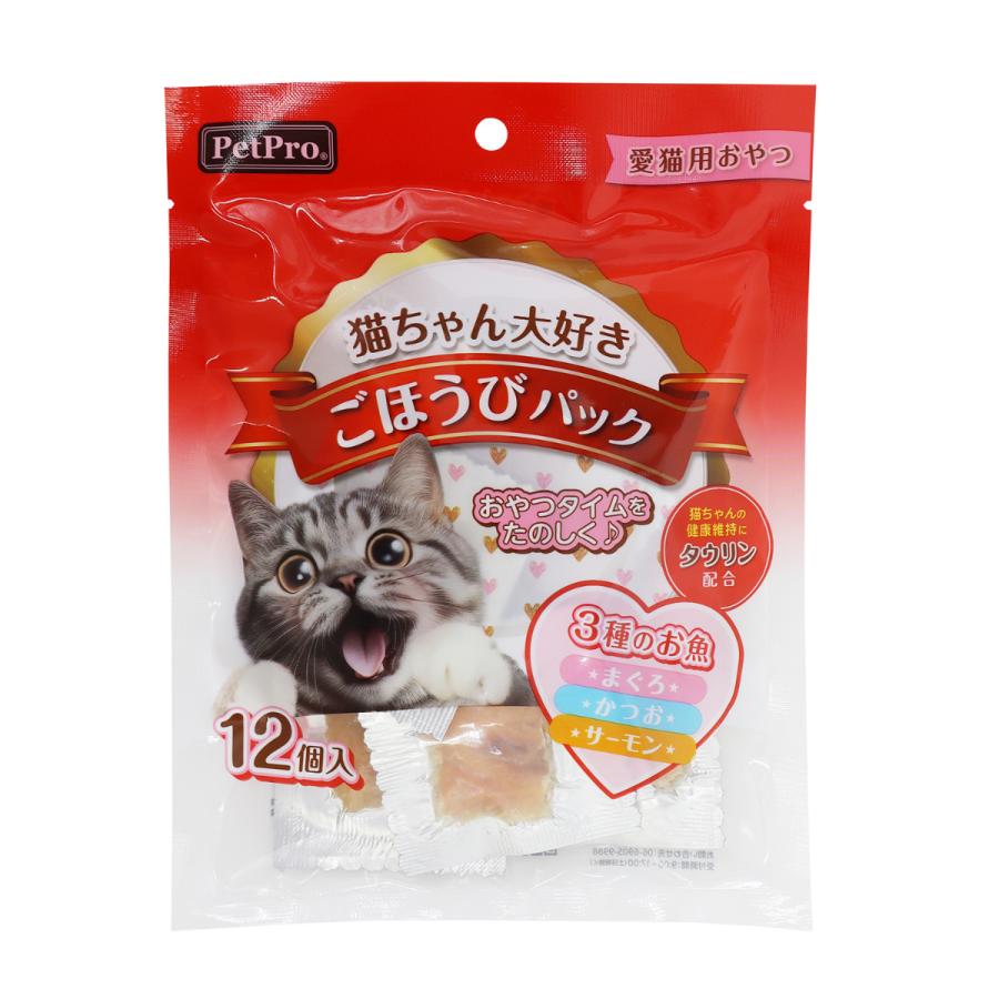 PetPro ペットプロ ねこちゃん大好きごほうびパック 3種のお魚 PetPro ペットプロ ねこちゃん大好きごほうびパック 3種のお魚
