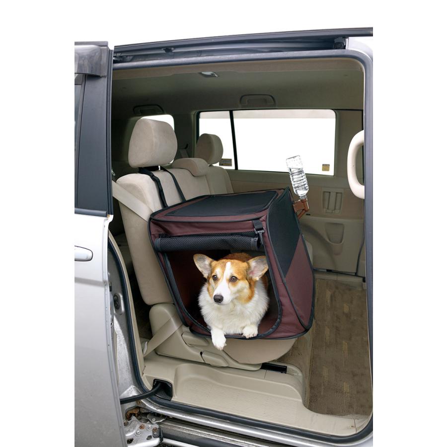 リッチェル（Richell） たためるドライブペットケージ L ブラウン