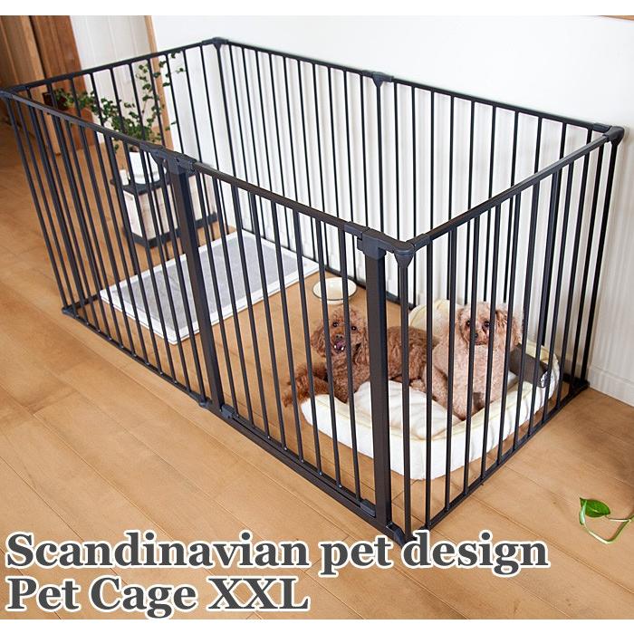 SCANDINAVIAN PET CAGE / スカンジナビアンペットケージ (ブラック)XXL