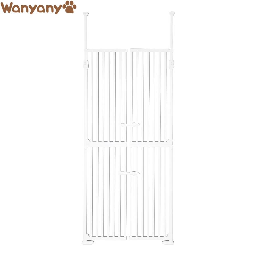 Wanyanya わにゃにゃ ねこ脱走防止ゲート にゃんドア ホワイト【送料