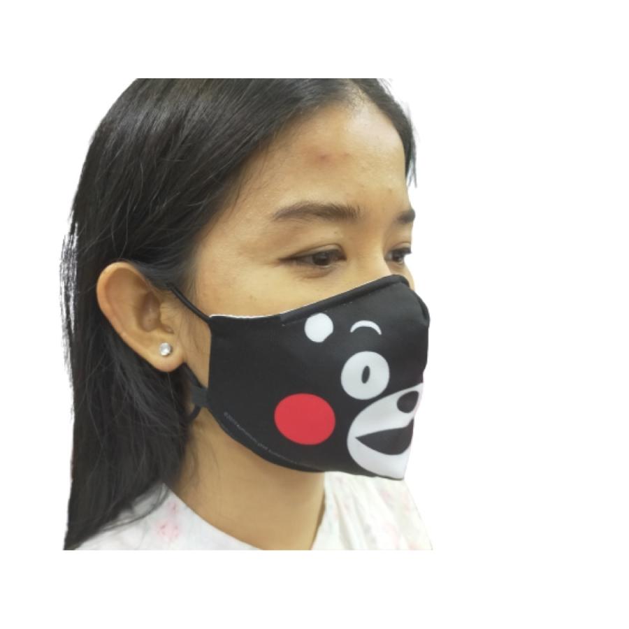 首掛け型ndeeマスク くまモンver 大好きなくまモンでマスクを作りました 家族でペアルック お子様は落とさないし なくさない Kumamon Mask エンジェルプリント 通販 Yahoo ショッピング