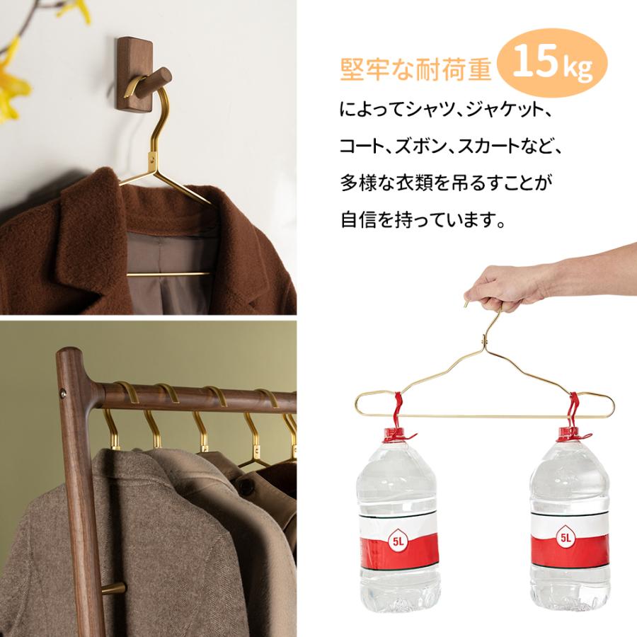 ハンガー すべらない 5本セット アルミハンガー 滑らない おしゃれ