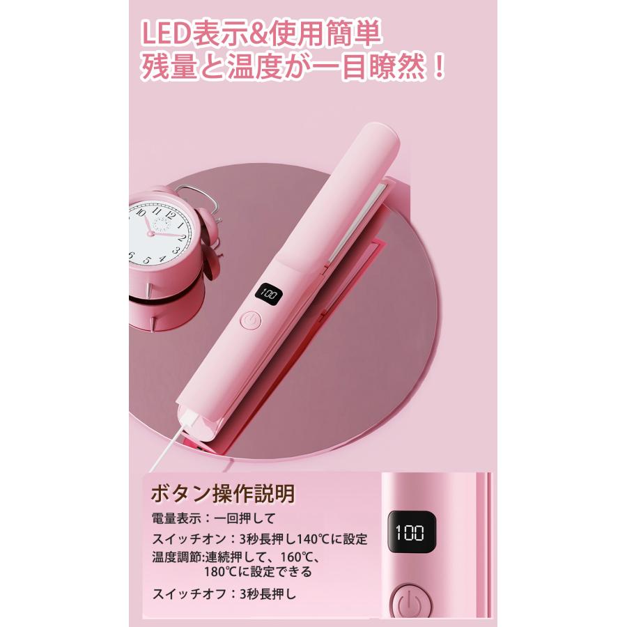 専用品のため購入しないでください‼️ピンク ストレートヘアアイロン Coolean コードレスミニヘアアイロン（ピンク） – Makuake STORE
