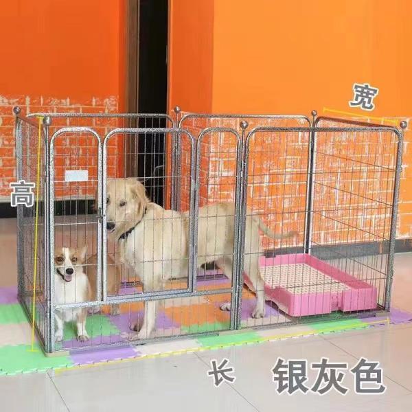 犬 ケージ ペットサークル スチール製 ペットフェンス 犬ゲージ ドア付き DIY 脱走防止柵 侵入防止 大型犬用 ゲート 中型犬 留守番 取付け簡単 スチール製