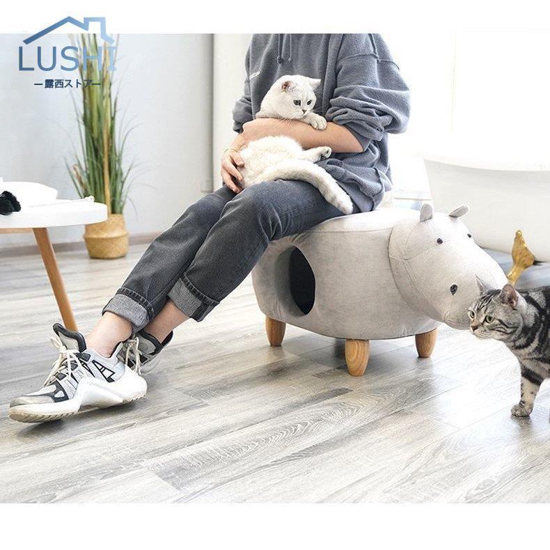 【日本未発売】 ねこ用ベッド ペットベッド キャットハウス スツール 椅子 猫用ハウス ねこグッズ ペット用品 ねこ用品 動物型 レザー調 インテリア かわいい おし 【I2152711098】(11406円)