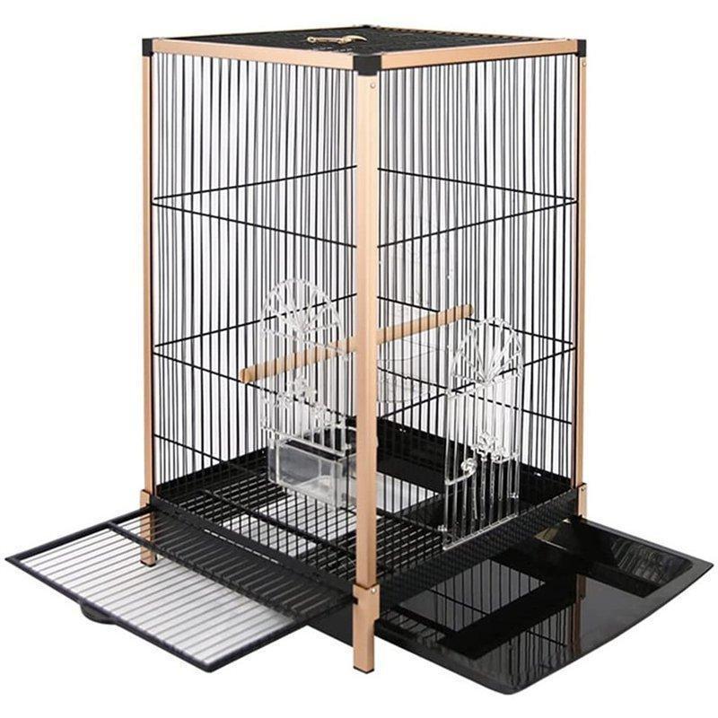 鳥かご バードケージ 鳥ケージ 組立式 豪華ケージ 鳥小屋 掃除しやすい 文鳥 中小型鳥向き 基本屋根 .X.XCM 掃除しやすい 商品情報