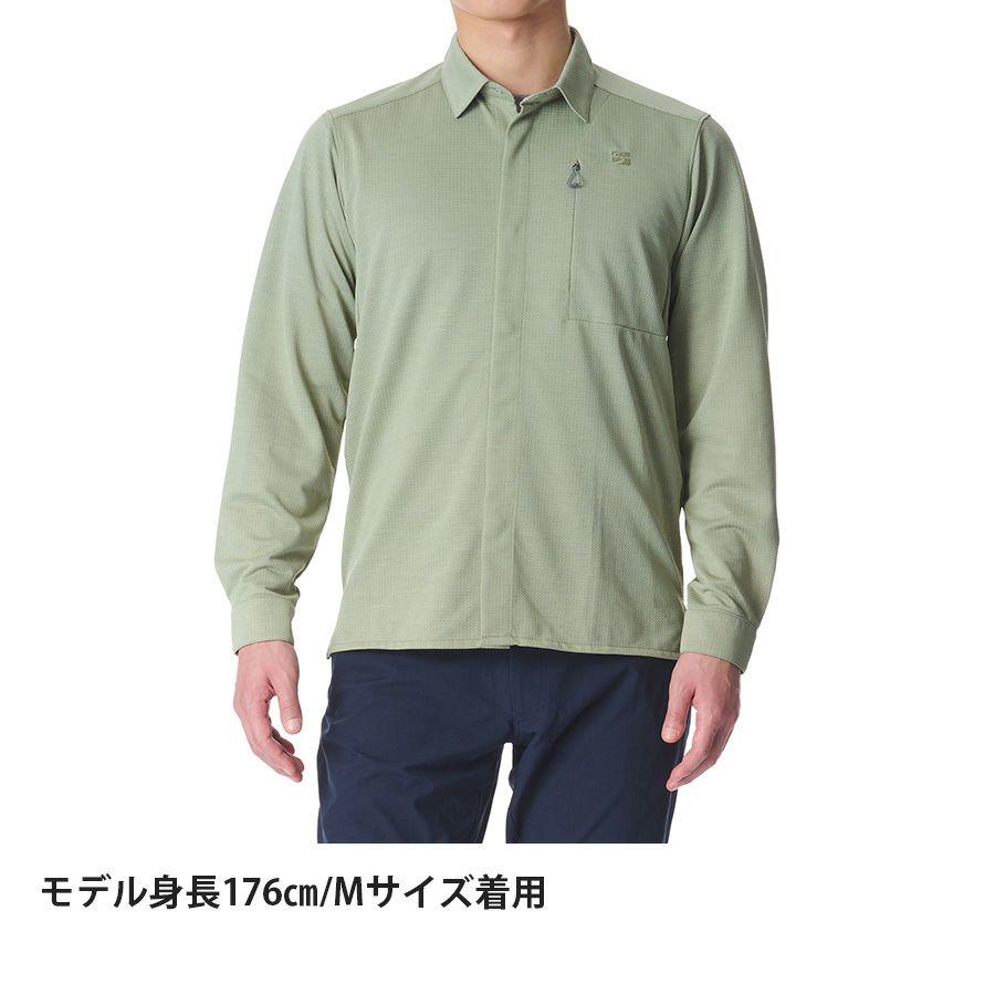 finetrack ファイントラック ラミースピンニットシャツ［メンズ］/ FMM1601 LEAFの画像