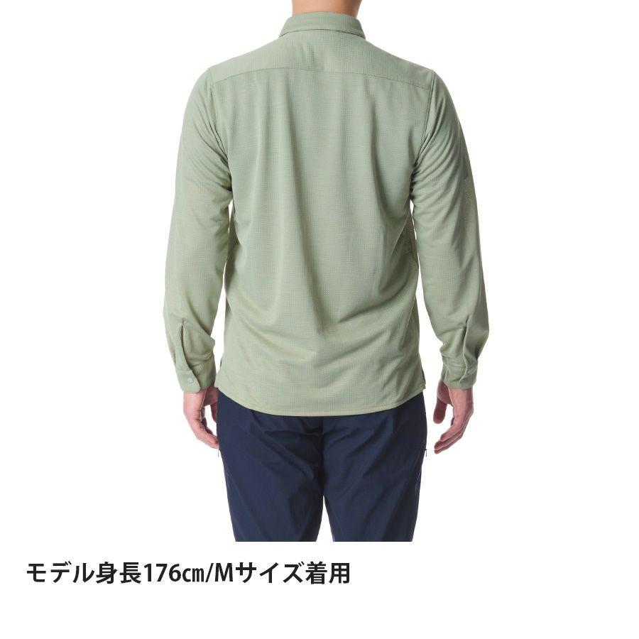 finetrack ファイントラック ラミースピンニットシャツ［メンズ］/ FMM1601 LEAFの画像