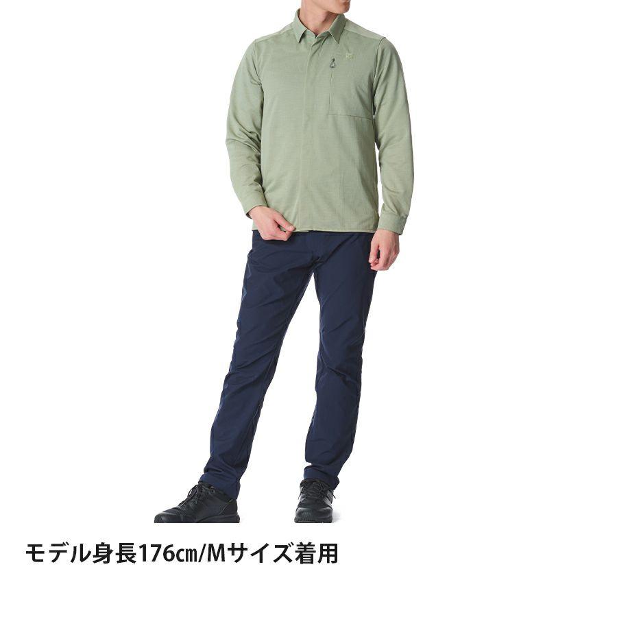 finetrack ファイントラック ラミースピンニットシャツ［メンズ］/ FMM1601 LEAFの画像