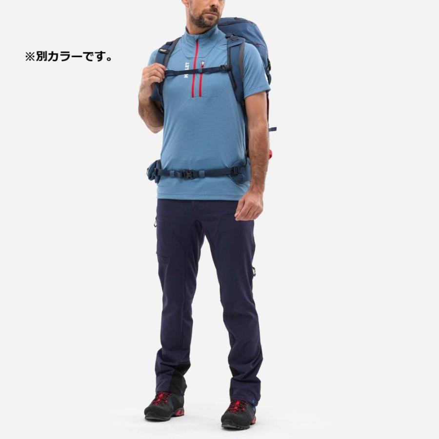 【アウトレット】MILLET ミレー / カメット ジップTシャツ ショートスリーブ [メンズ] / MIV10455_N0247の画像