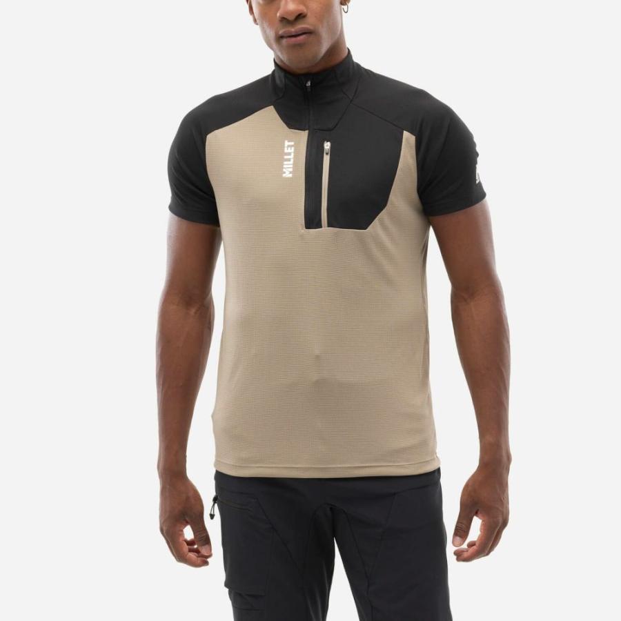 【アウトレット】MILLET ミレー / カメット ジップTシャツ ショートスリーブ [メンズ] / MIV10455_N9934の画像