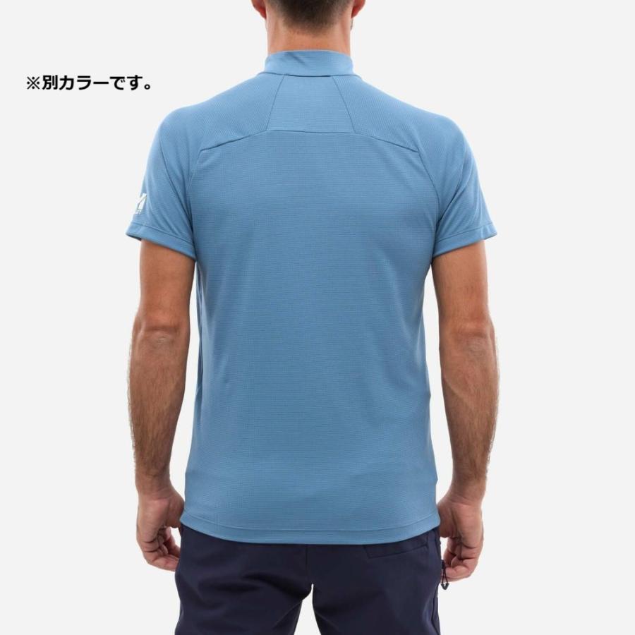 【アウトレット】MILLET ミレー / カメット ジップTシャツ ショートスリーブ [メンズ] / MIV10455_N9934の画像