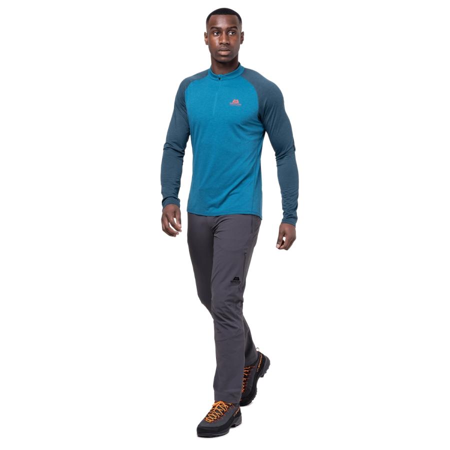 【最大P5%！4/21迄】MOUNTAIN EQUIPMENT マウンテンイクィップメント ナバ ロングスリーブ ジップT[メンズ]/ ME5SMLS018 C206の画像