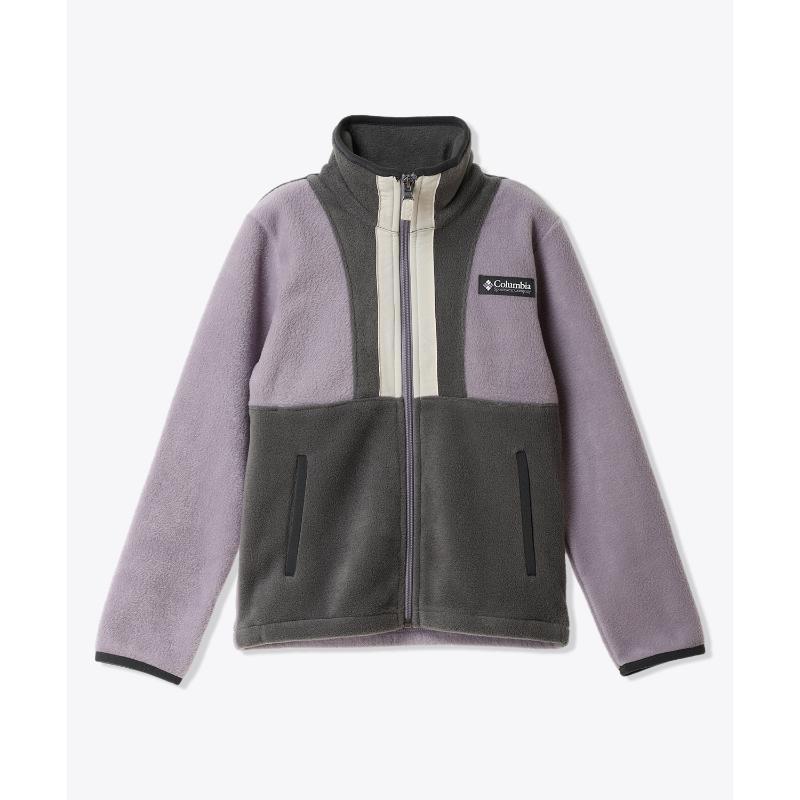 フリースジャケット 紫とグレー ストライプ Columbia（コロンビア） NEW! バックボールIIフルジップフリース