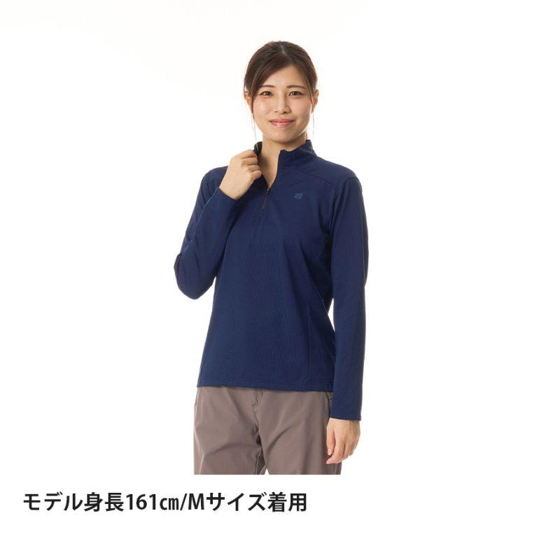 NEW! finetrack ファイントラック ドラウトクアッドジップネック［レディース］ / FMW1123-NAVYの画像