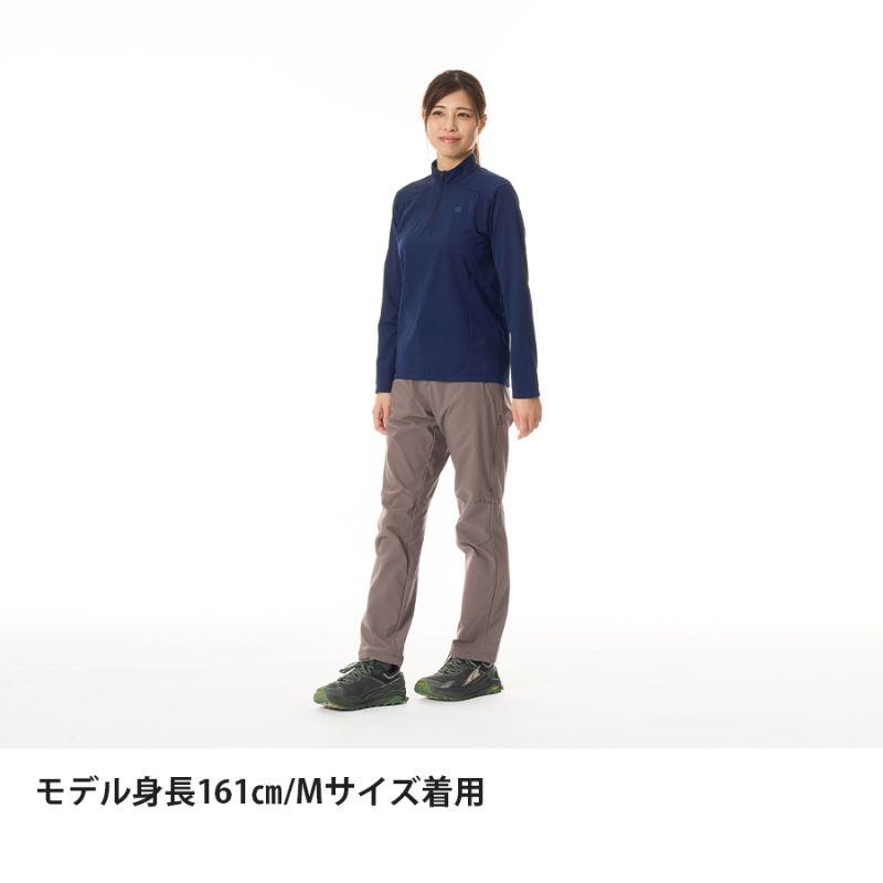 NEW! finetrack ファイントラック ドラウトクアッドジップネック［レディース］ / FMW1123-NAVYの画像
