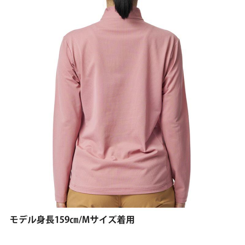 NEW! finetrack ファイントラック ドラウトクアッドジップネック［レディース］ / FMW1123-NAVYの画像