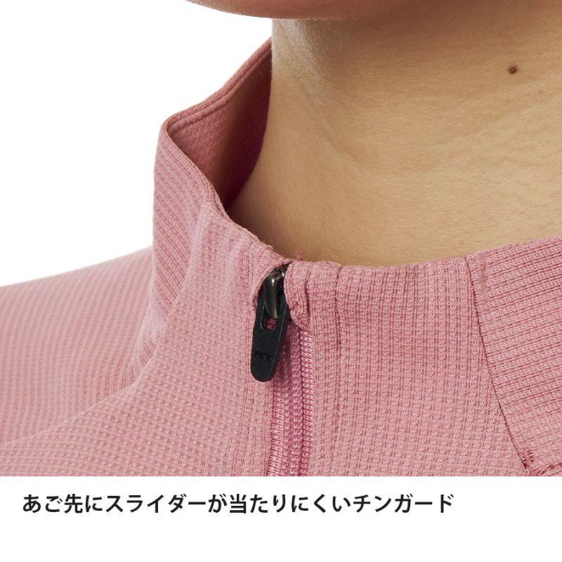 NEW! finetrack ファイントラック ドラウトクアッドジップネック［レディース］ / FMW1123-NAVYの画像