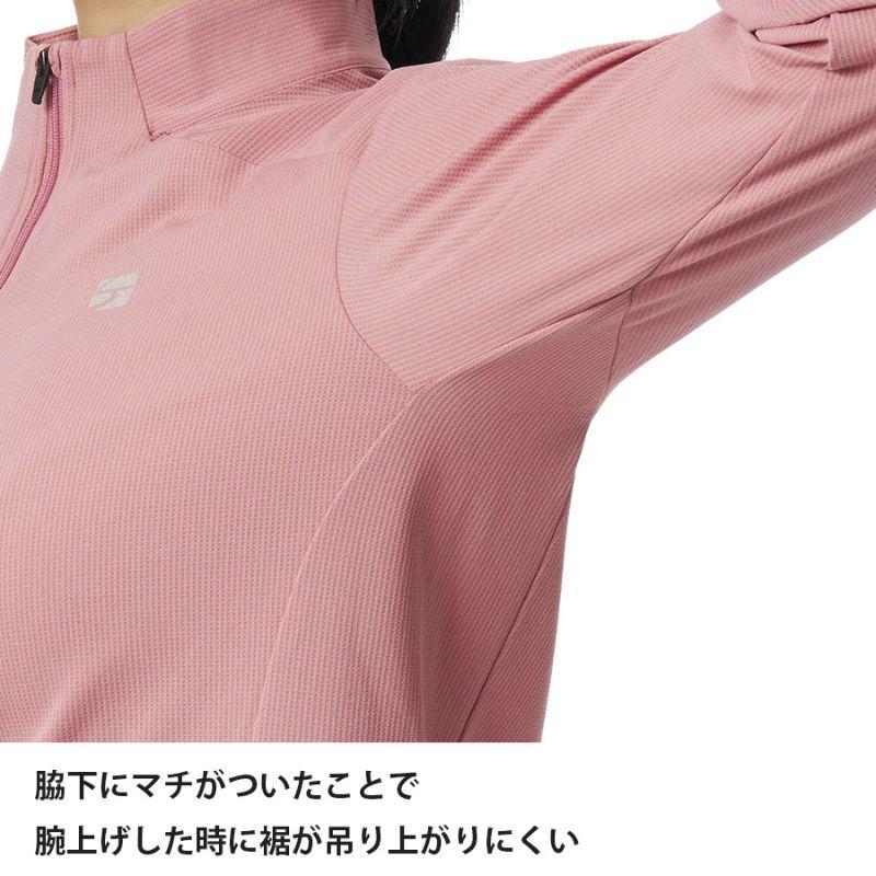 NEW! finetrack ファイントラック ドラウトクアッドジップネック［レディース］ / FMW1123-NAVYの画像