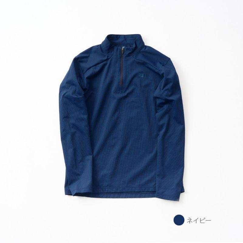 NEW! finetrack ファイントラック ドラウトクアッドジップネック［レディース］ / FMW1123-NAVYの画像
