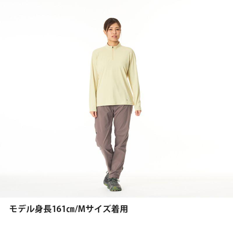 NEW! finetrack ファイントラック ドラウトシェードジップネック［レディース］ / FMW1903-MSGYの画像