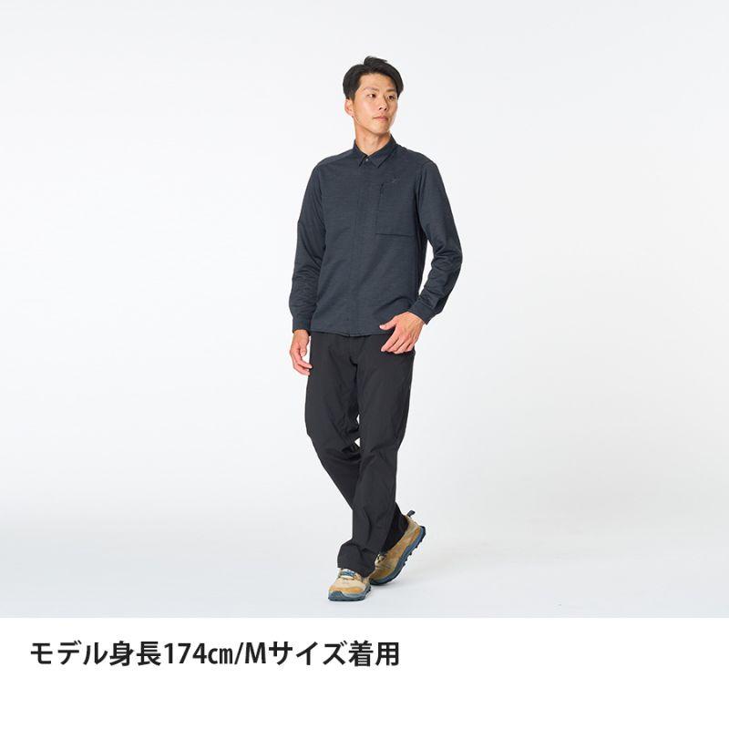 NEW! finetrack ファイントラック ラミースピンニットシャツ［メンズ］ / FMM1601-DKIDの画像