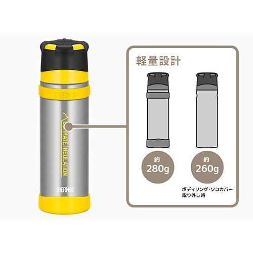 【最大P15％！5/31迄】THERMOS サーモス【山専用】ステンレスボトル FFX-501［500ml］/サンドベージュ 811700211 テント泊 アイテム｜kojitusanso｜06