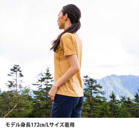 finetrack ファイントラック レディース ラミースピンエアジップT / FMW0254 BLSMの画像
