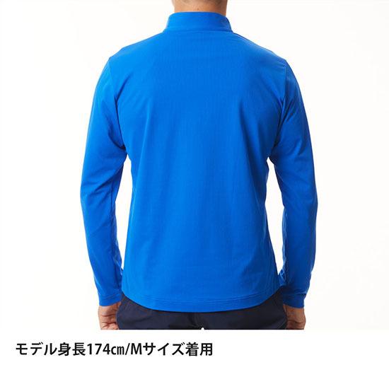 finetrack ファイントラック メンズ ドラウトクアッドジップネック / ネイビー FMM1123の画像