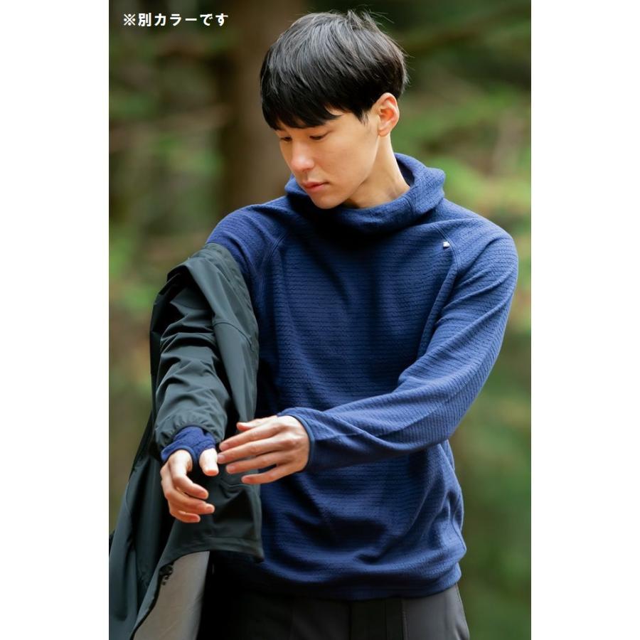 【人気アイテムP15%】NEW! MILLET ミレー スルー ウォーム フーディ（ユニセックス） / THROUGH WARM HOODIE MIV02058 3721 ：着丈70 セーター