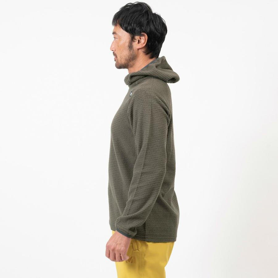 【人気アイテムP15%】NEW! MILLET ミレー スルー ウォーム フーディ（ユニセックス） / THROUGH WARM HOODIE MIV02058 3721 ：着丈70 セーター