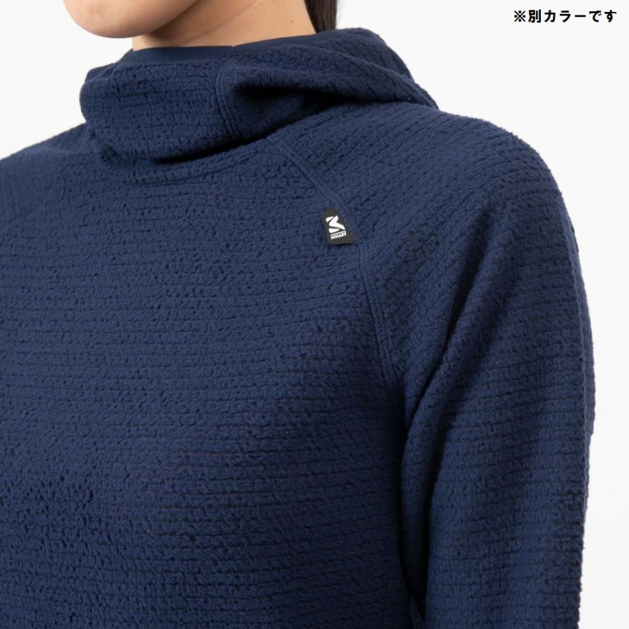 【人気アイテムP15%】NEW! MILLET ミレー スルー ウォーム フーディ（ユニセックス） / THROUGH WARM HOODIE MIV02058 3721 ：着丈70 セーター