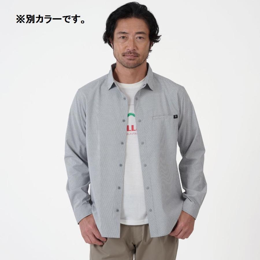 stay _goldTENDERLOIN チェックシャツ　M　グレー WYM LIDNM（ウィム バイ リドム）の「SUPER SOFT KAPOK CHECK
