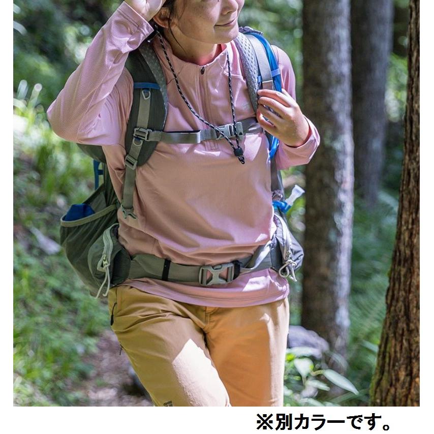 finetrack ファイントラック ドラウトクアッドジップネック レディース / FMW1123 JYBLの画像