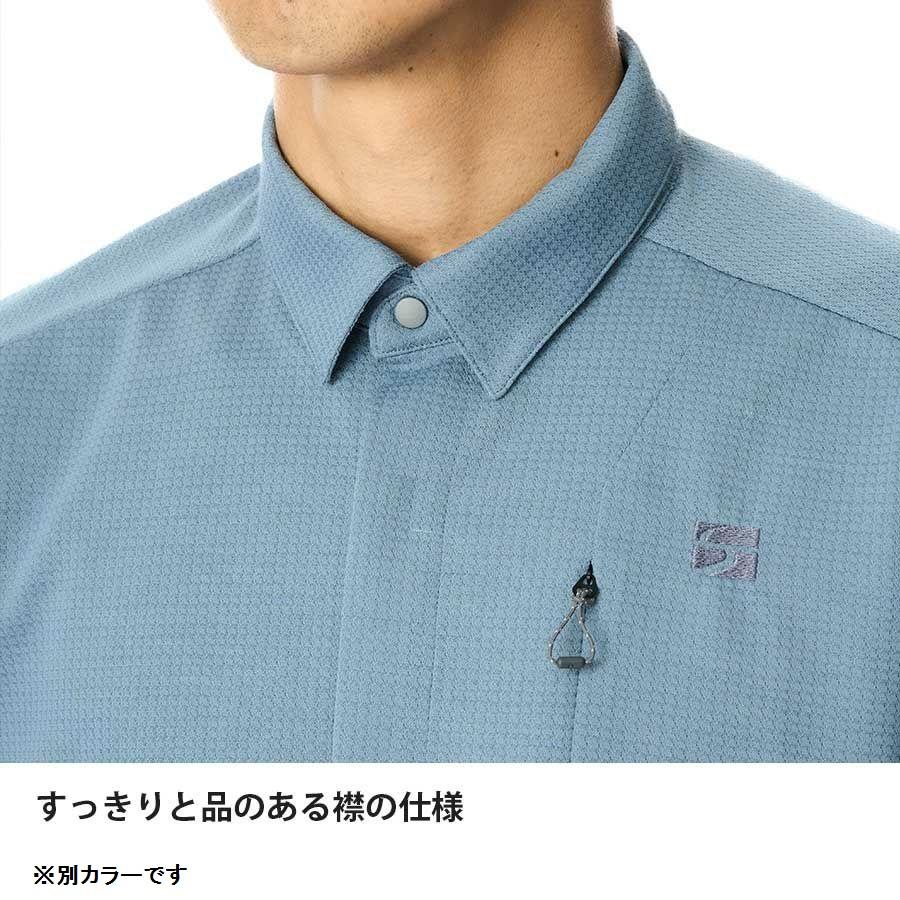 finetrack ファイントラック メンズ ラミースピンニットシャツ / FMM1601 IVORの画像