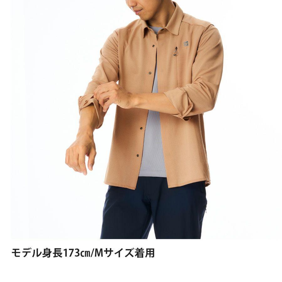 finetrack ファイントラック メンズ ラミースピンニットシャツ / FMM1601 KRFTの画像