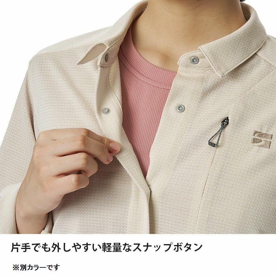 finetrack ファイントラック ウィメンズ ラミースピンニットシャツ / FMW1601 KRFTの画像